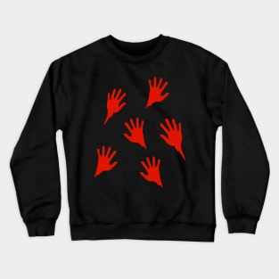 Bloody Hands Crewneck Sweatshirt